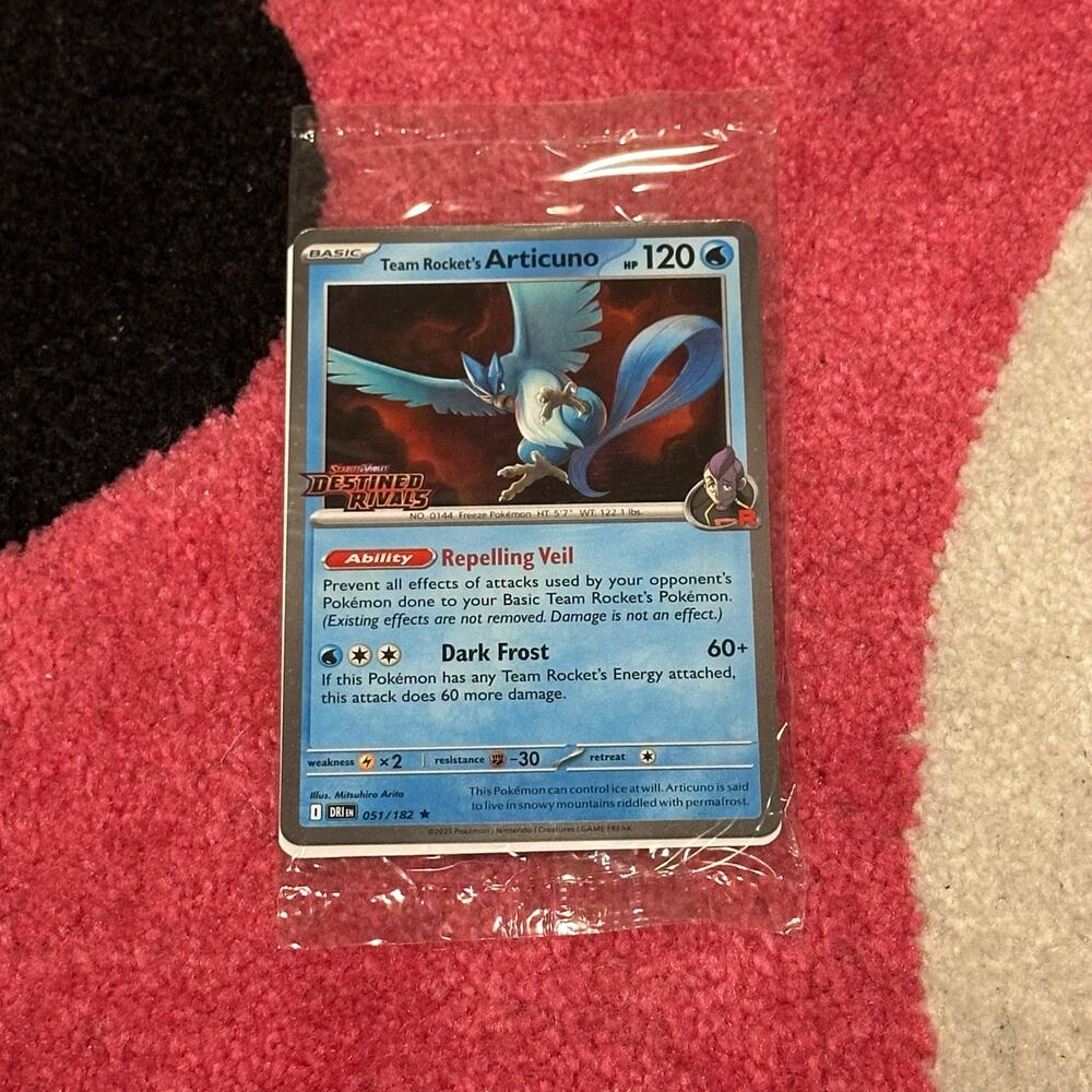 Pokemon Team Rocket's Articuno – Destined Rivals – Best Buy Promo